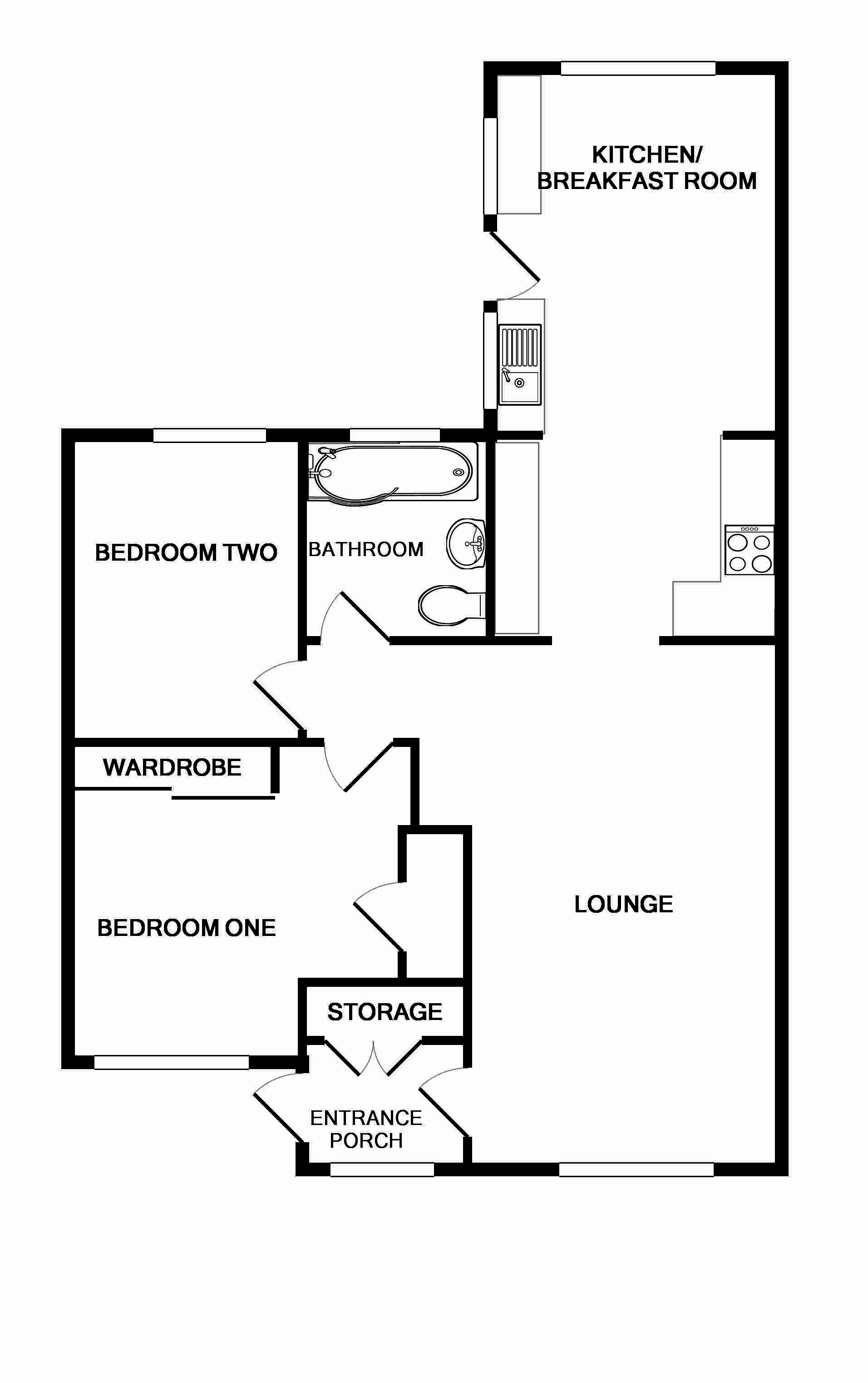 2 Bedrooms Detached bungalow for sale in Godmans Lane, Marks Tey, Colchester CO6