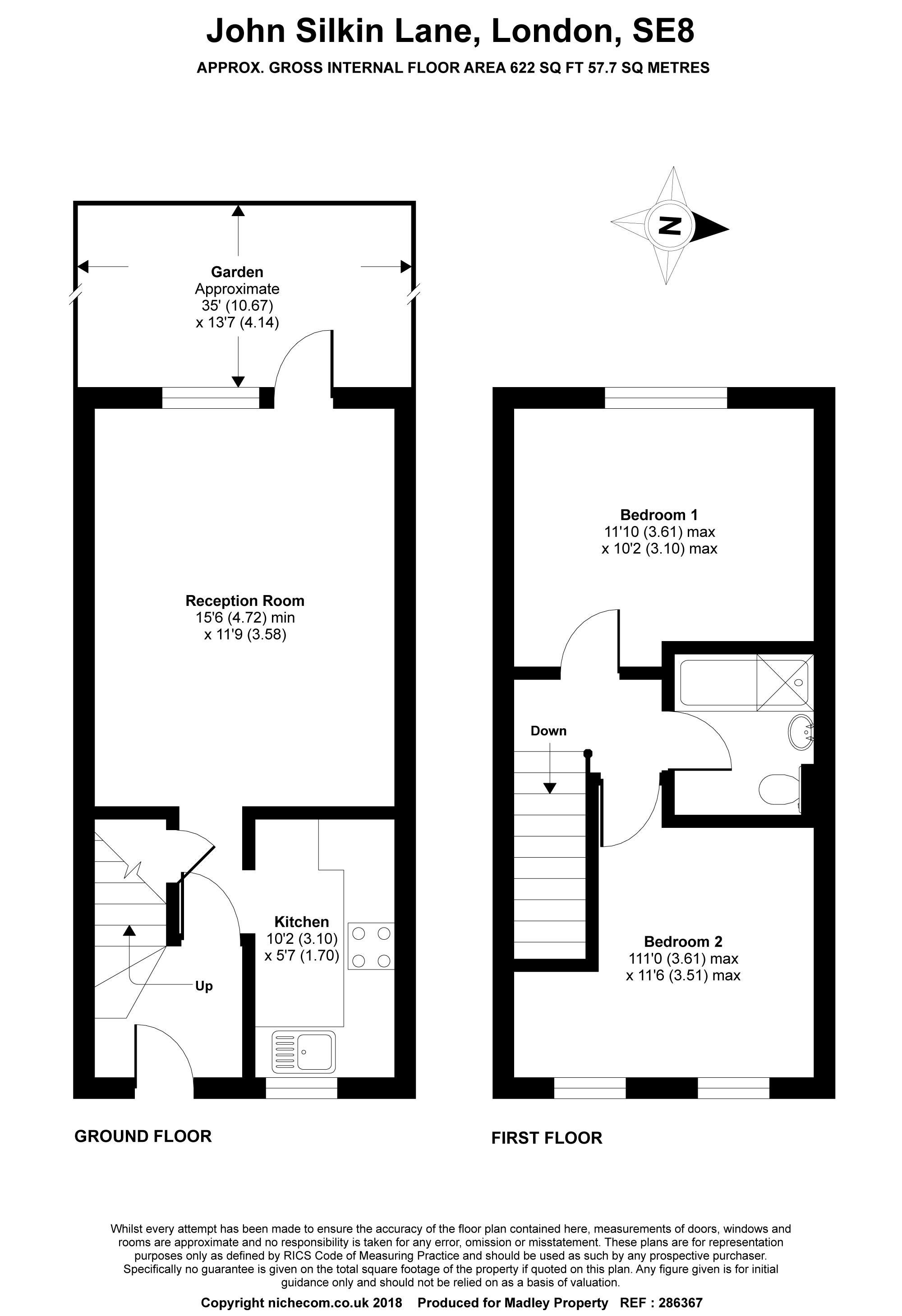 2 Bedrooms Flat for sale in John Silkin Lane, London SE8