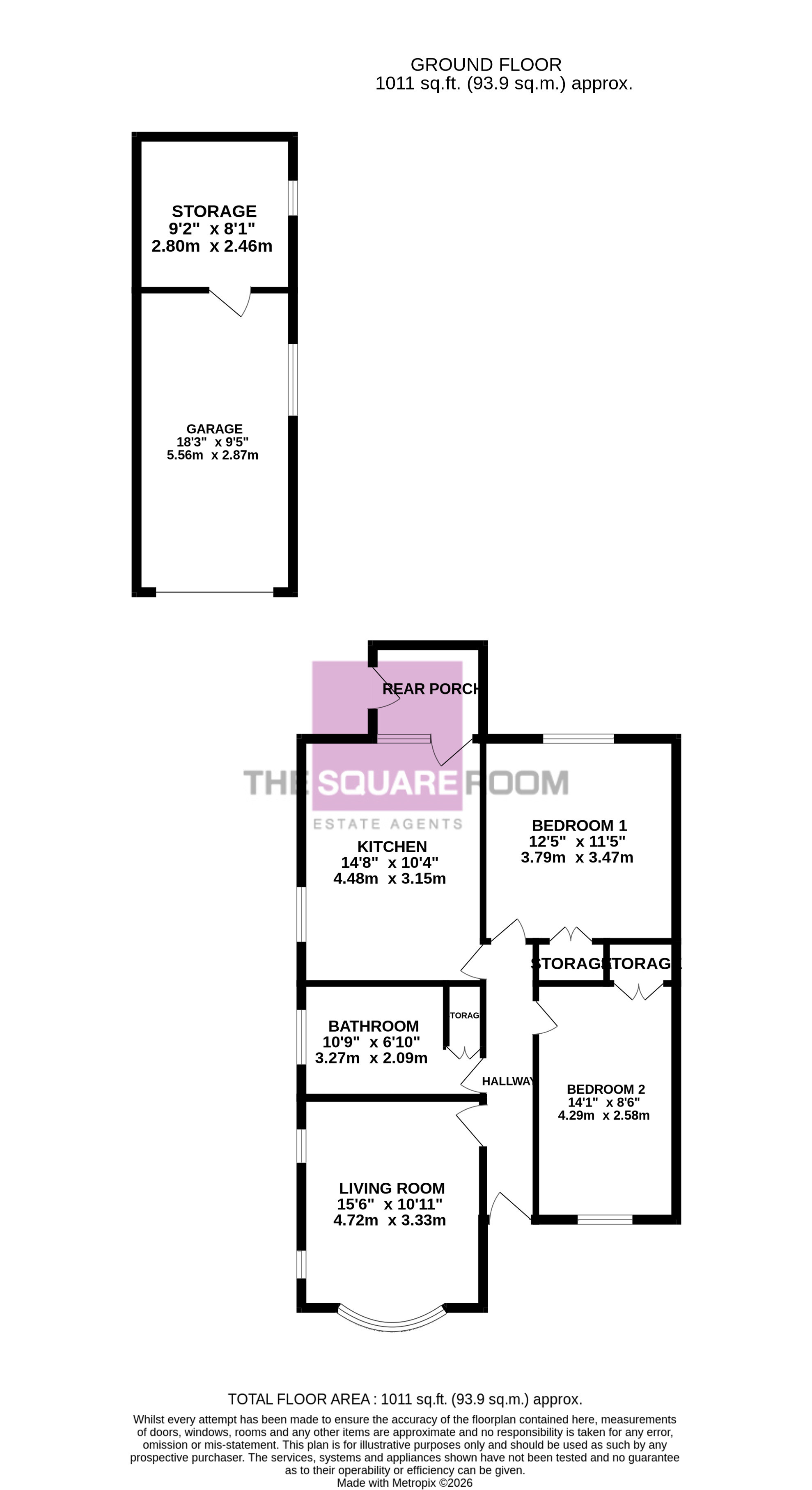 12, Brades Avenue, Thornton floorplan