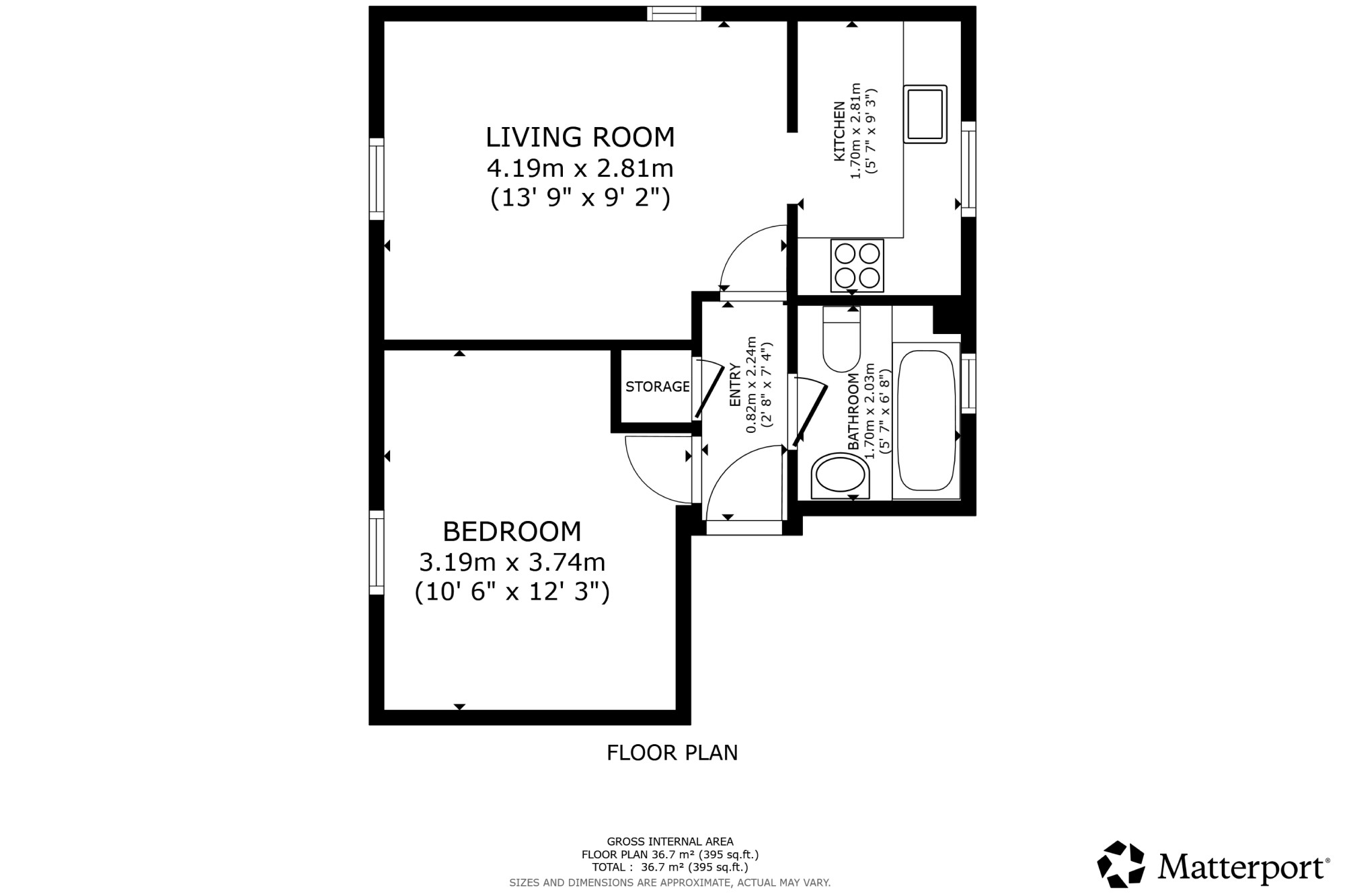 21, Norwood Gardens, Ashford floorplan