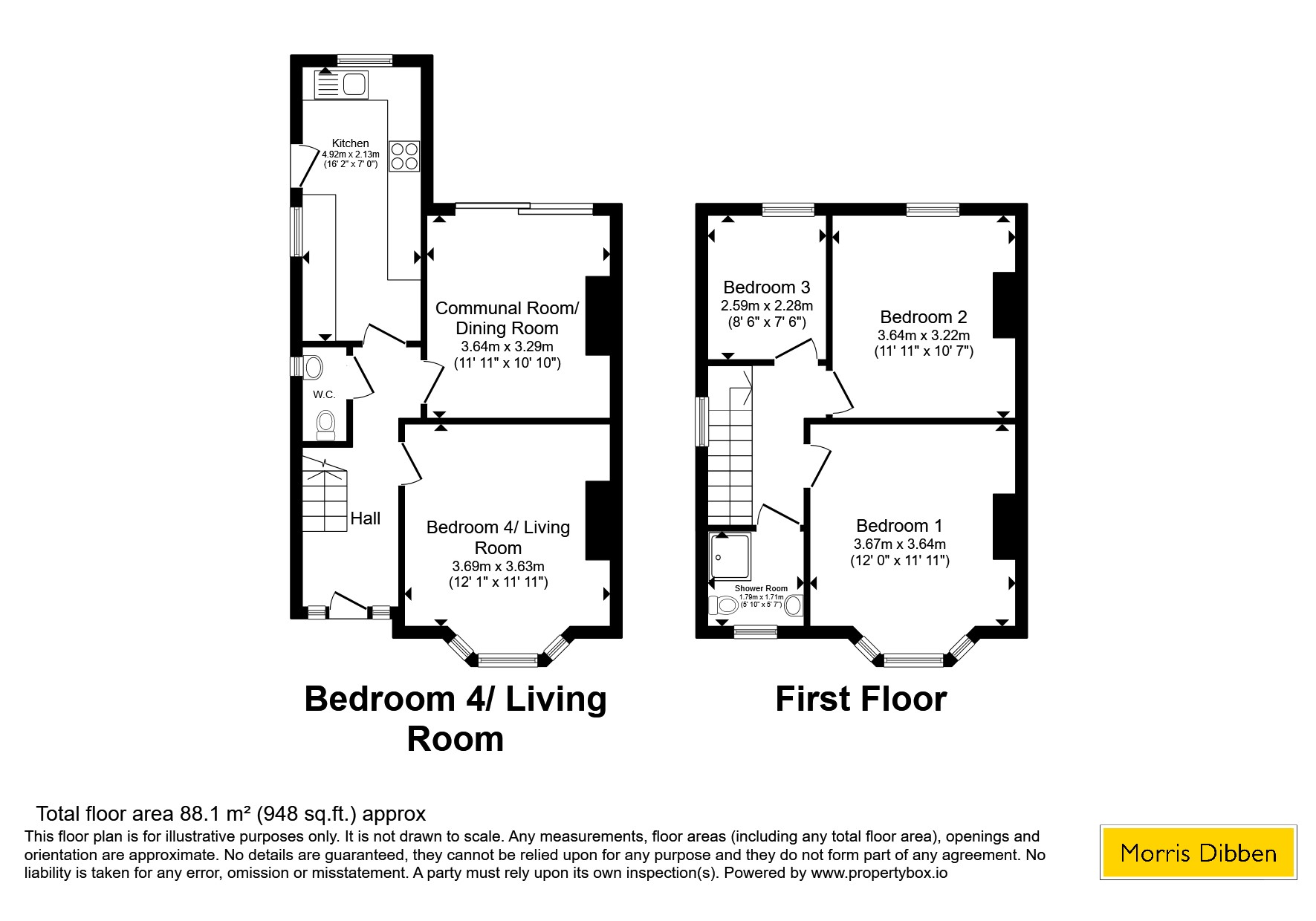 76, Burgess Road, Southampton floorplan