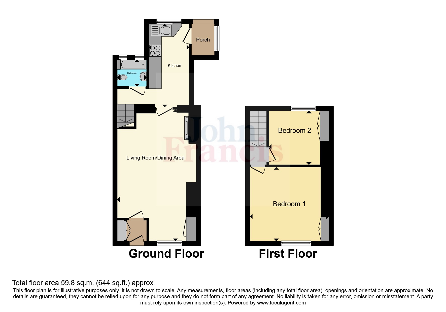 6 Maes Gwilym Cottages,, Carway, Carmarthenshire floorplan