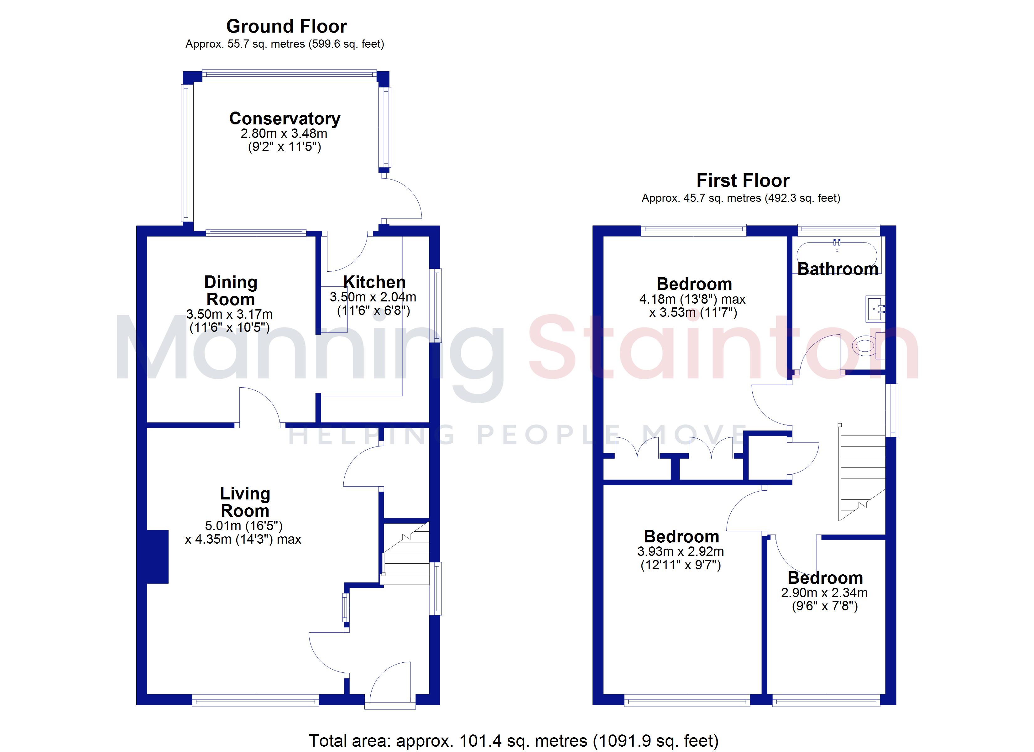 96, Victoria Mount, Leeds floorplan