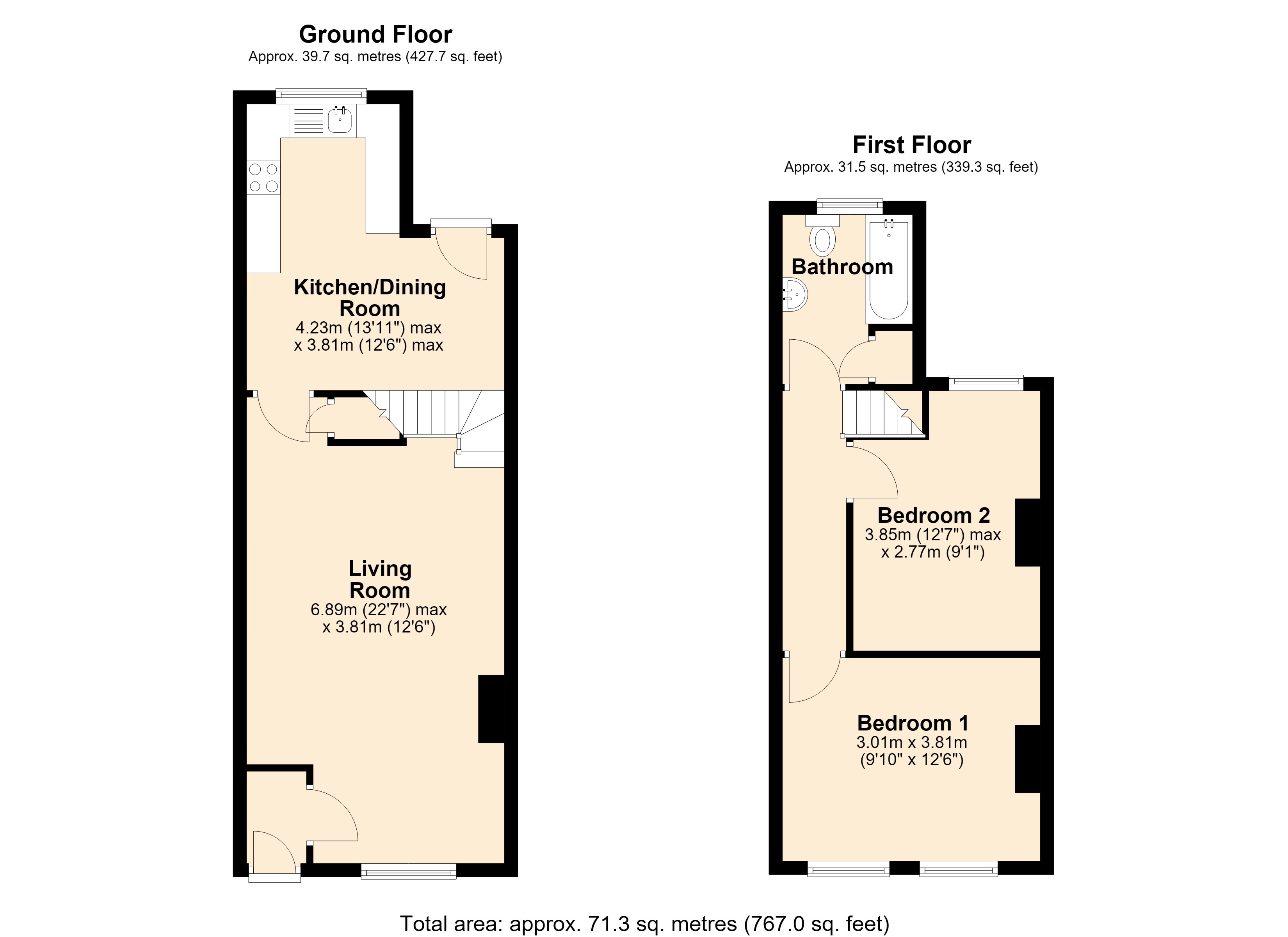 42, Dursley Road, Wiltshire floorplan