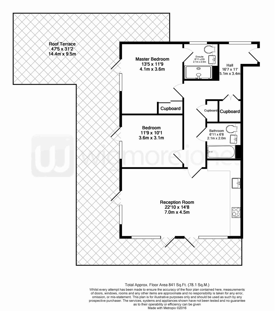 82 Wharf House, 82 Wharf House, Brewery Lane, Twickenham floorplan