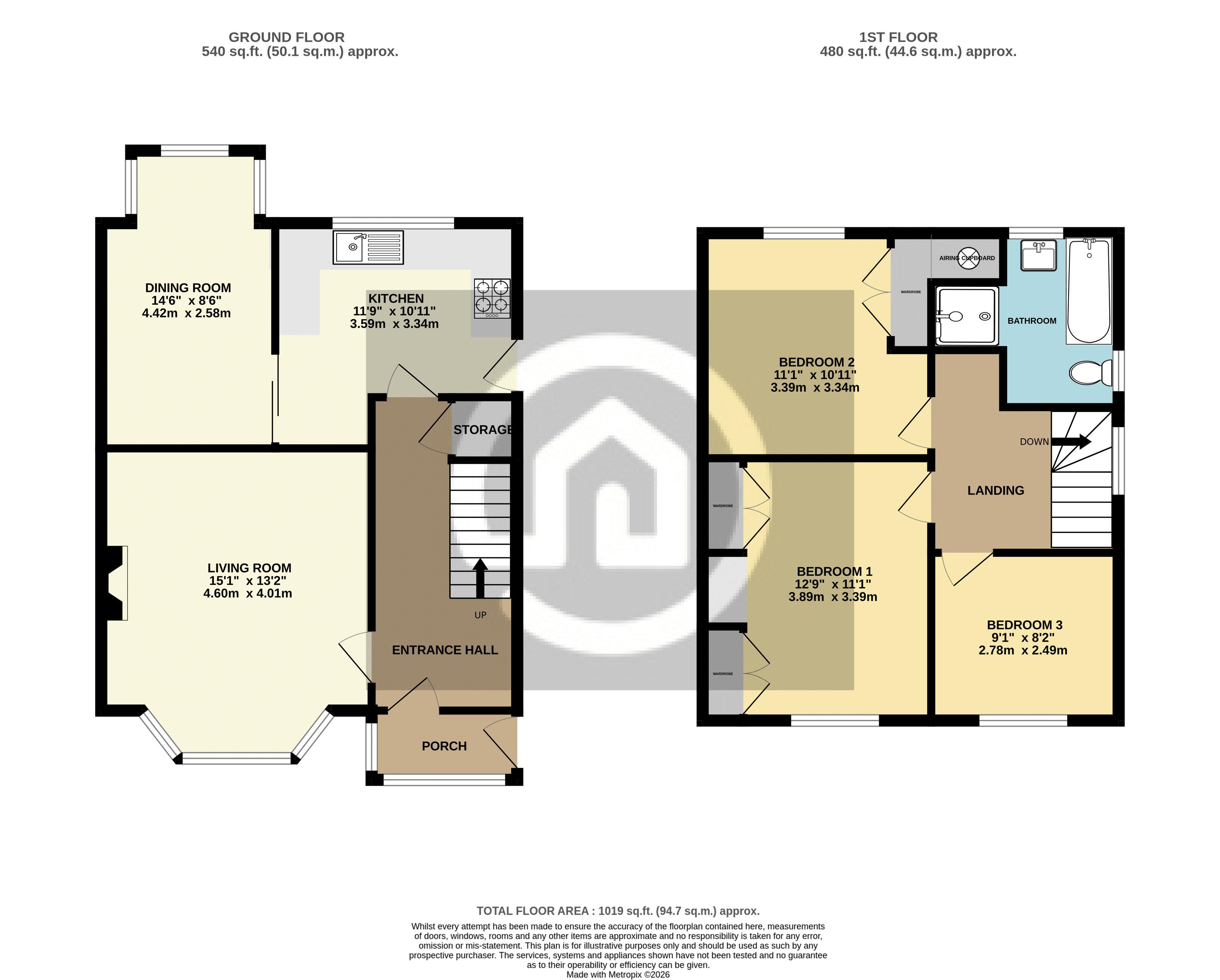 75, Bedford Road, Bedford floorplan