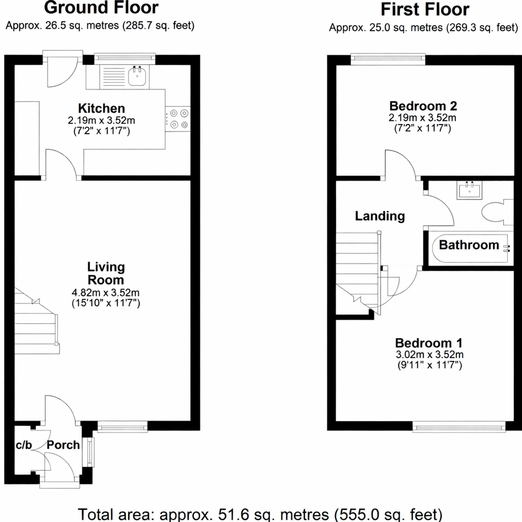 5 Welwyn Mews, Cheltenham floorplan