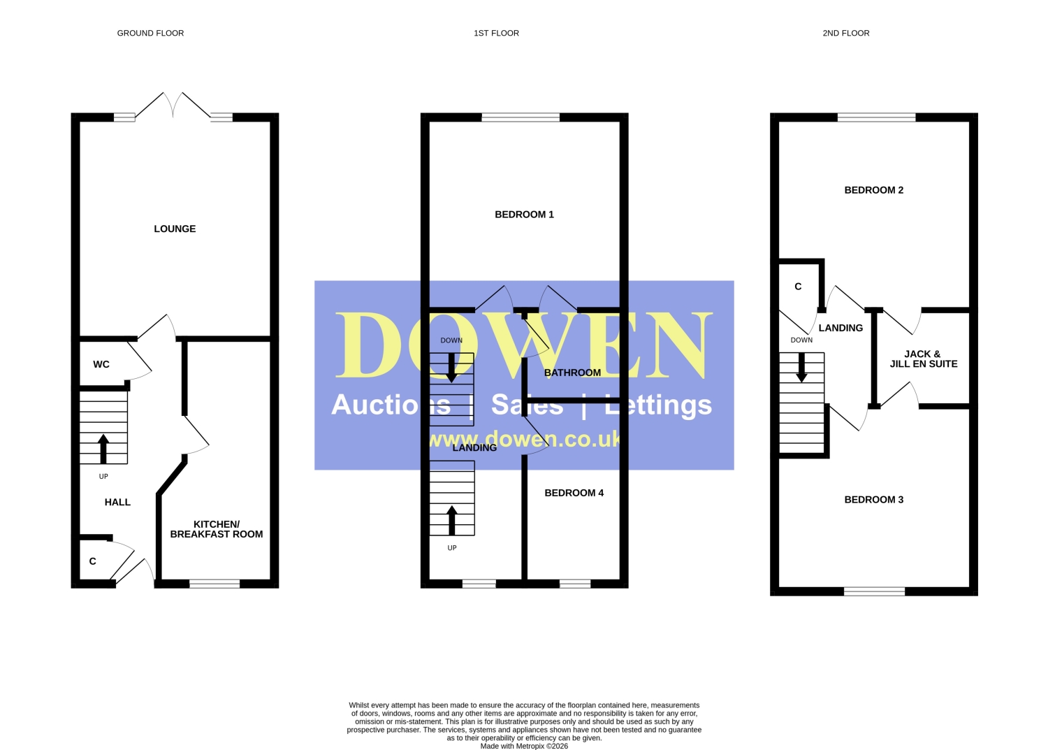 16, Everson Way, Spennymoor floorplan
