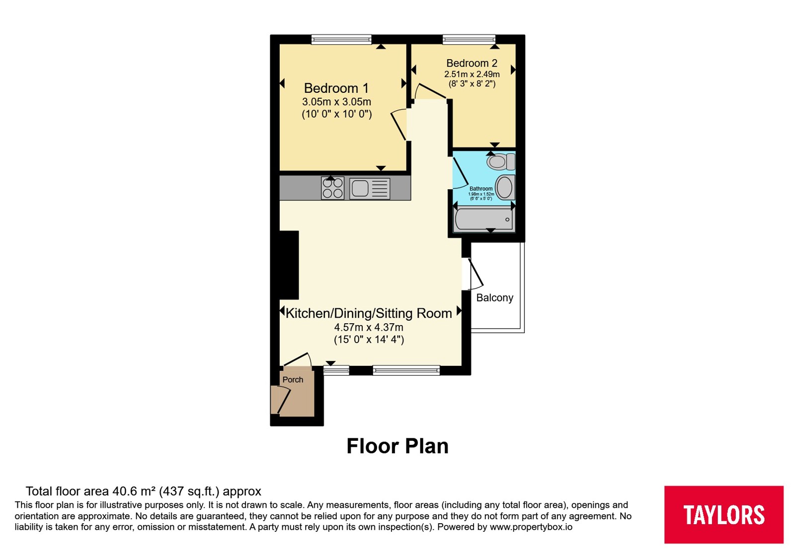 Flat 1, 459, Southmead Road, Avon floorplan