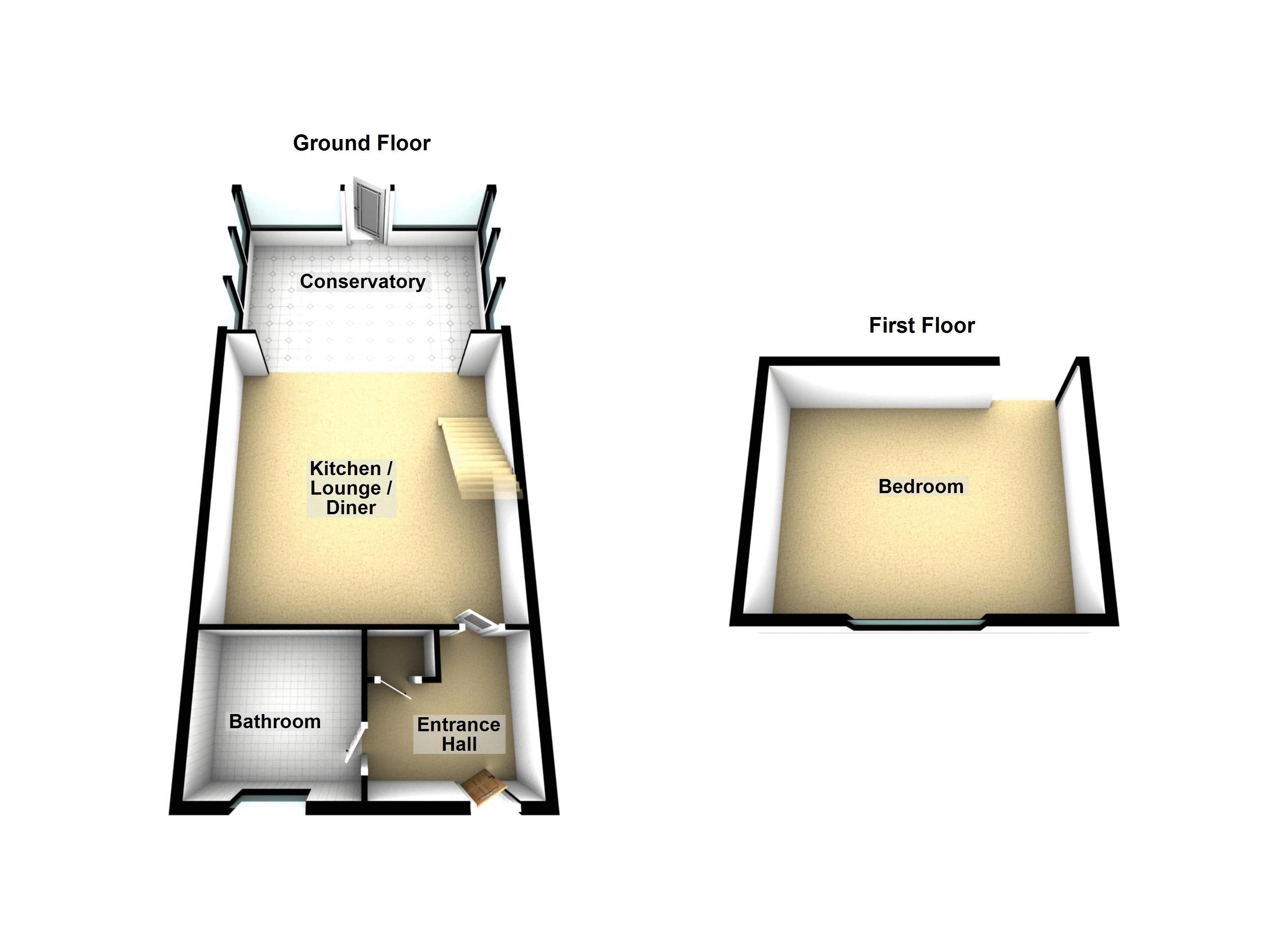 1 Bedrooms Terraced house for sale in Lincoln Way, Daventry NN11