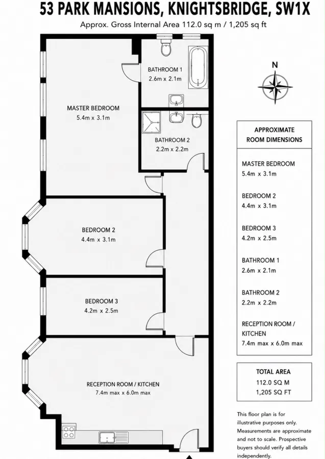 53, London floorplan