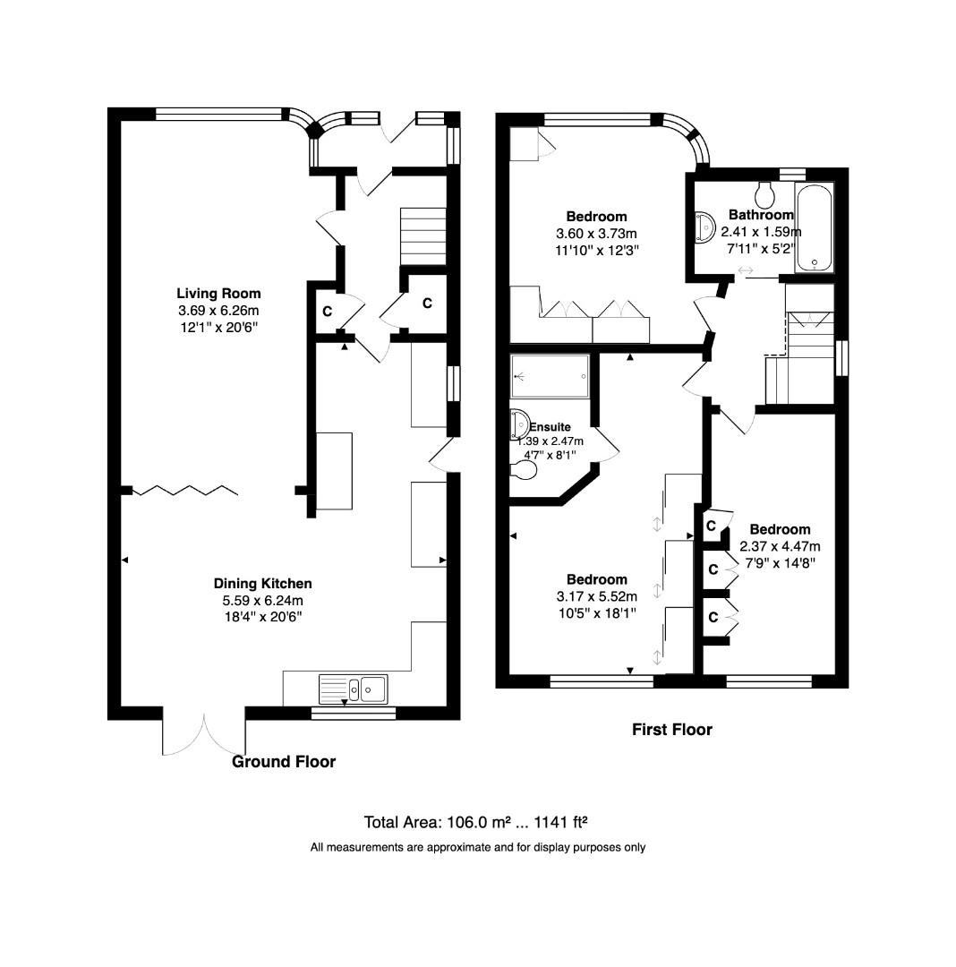 3, Ederoyd Grove, Pudsey floorplan