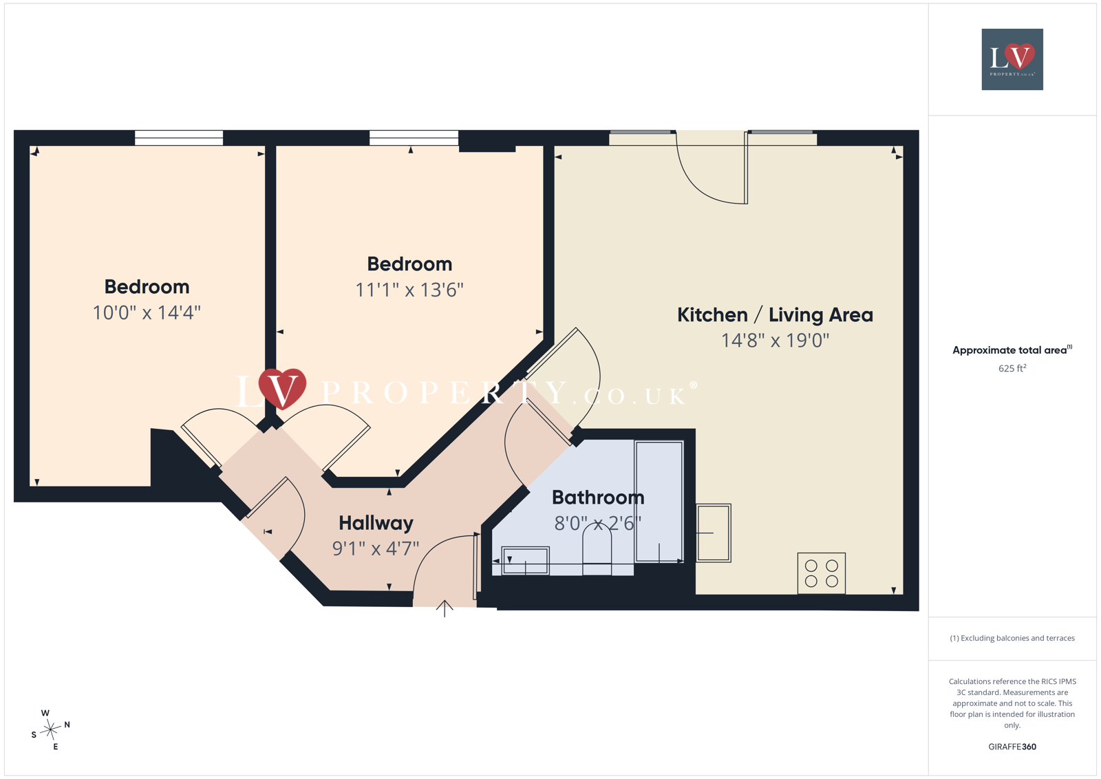 Apartment 191,, Quartz, Birmingham floorplan
