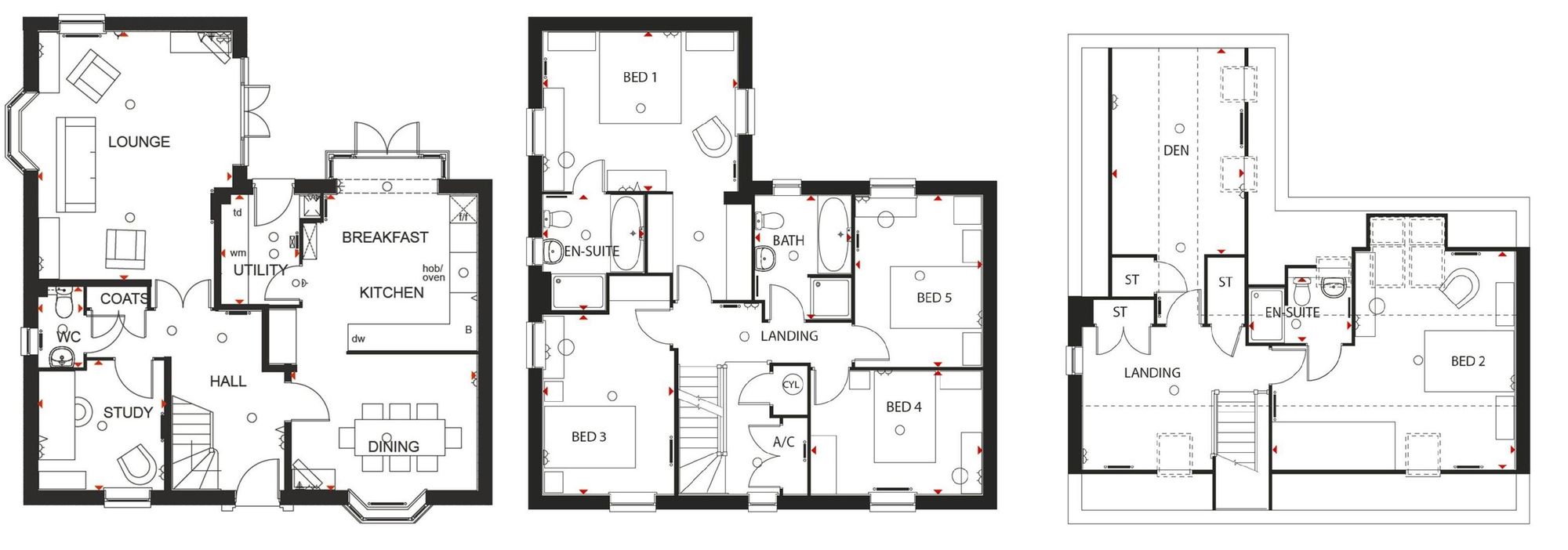 1 Alpine Echoes Close, Sandbach floorplan