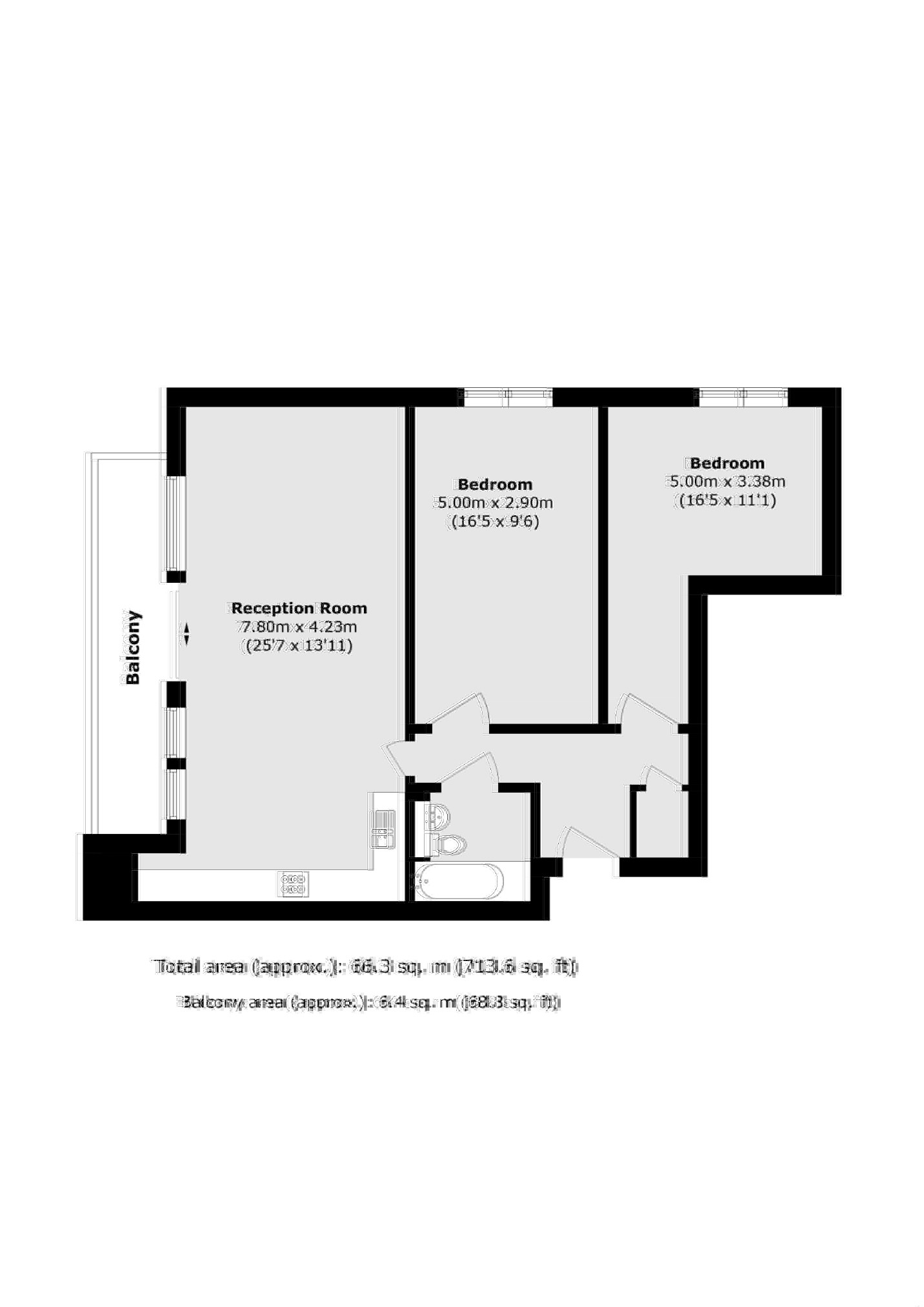 Blackwall Way, London floorplan