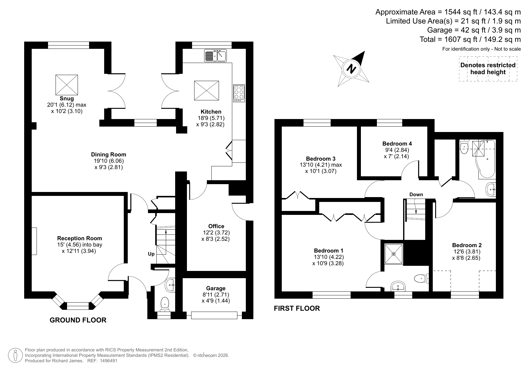 11, Arley Close, Swindon floorplan