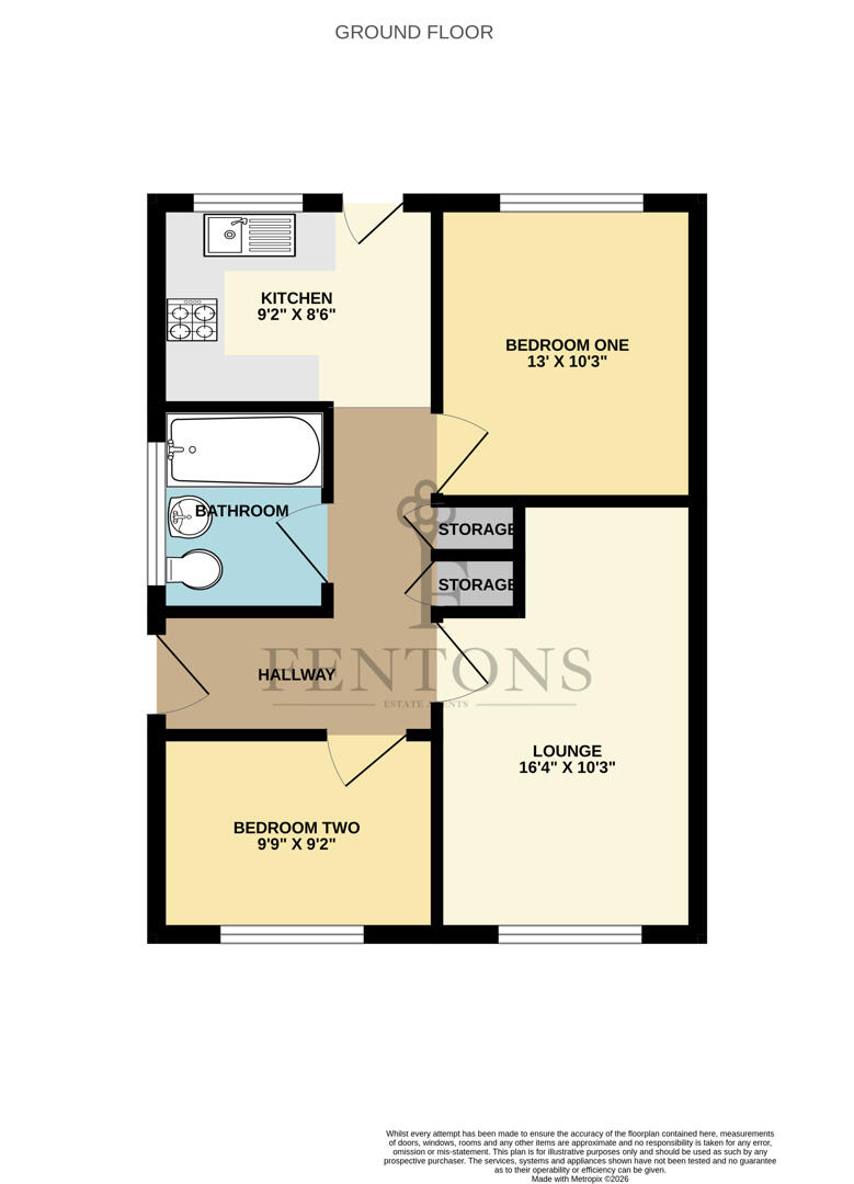 9, Allen Way, Clacton-On-Sea floorplan