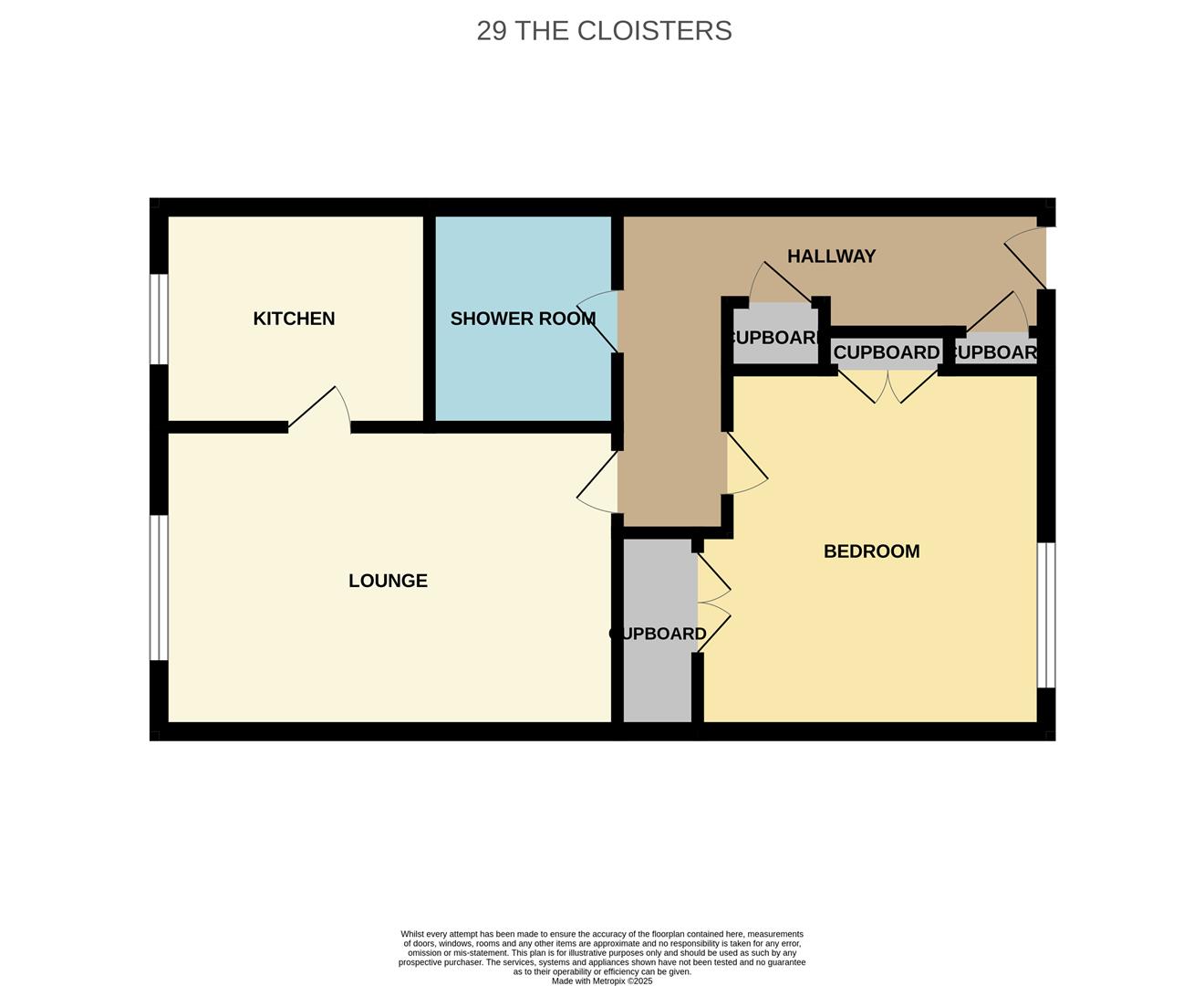 29 The Cloisters, Carnegie Road, Worthing floorplan