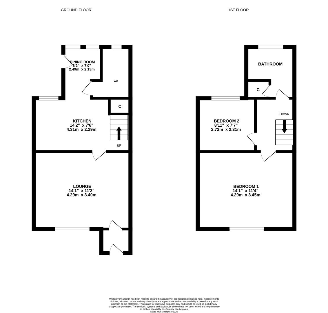 62, Staithes Road, Hull floorplan