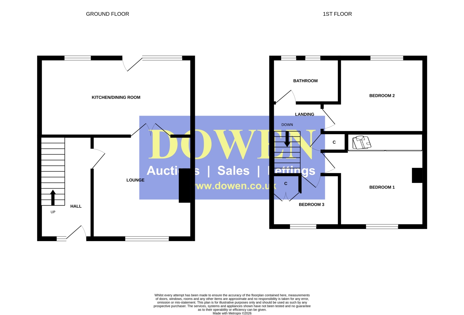 8, Farndale Square, Bishop Auckland floorplan