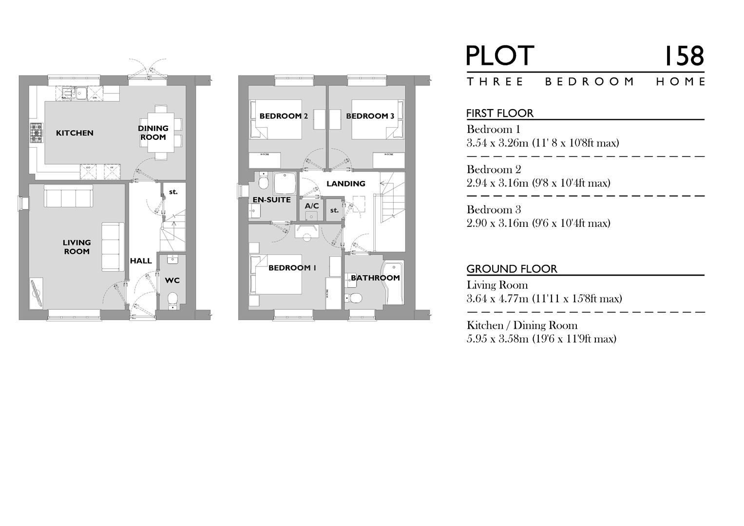 158, The Drove, Nottington Park, Weymouth floorplan