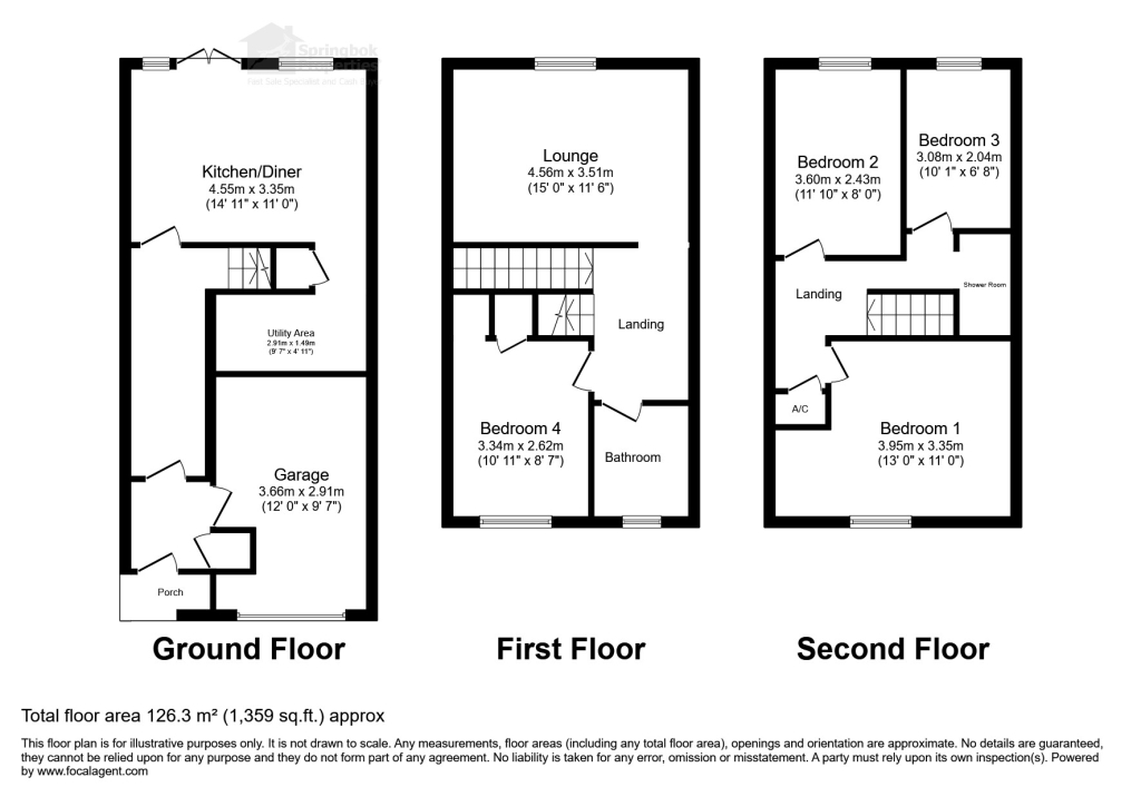 56, Madeira Road, Clacton-on-Sea floorplan