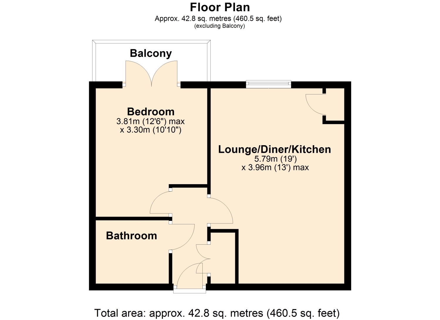 Flat 9, Milton Place, 2 Broom Field Way, Felpham, Bognor Regis floorplan
