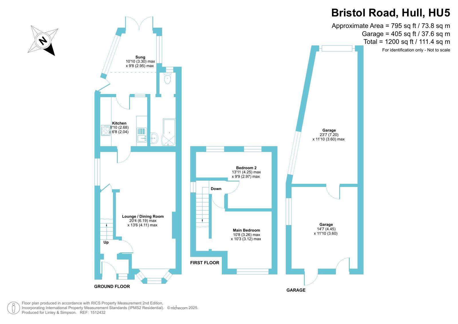 101, Bristol Road, Hull floorplan