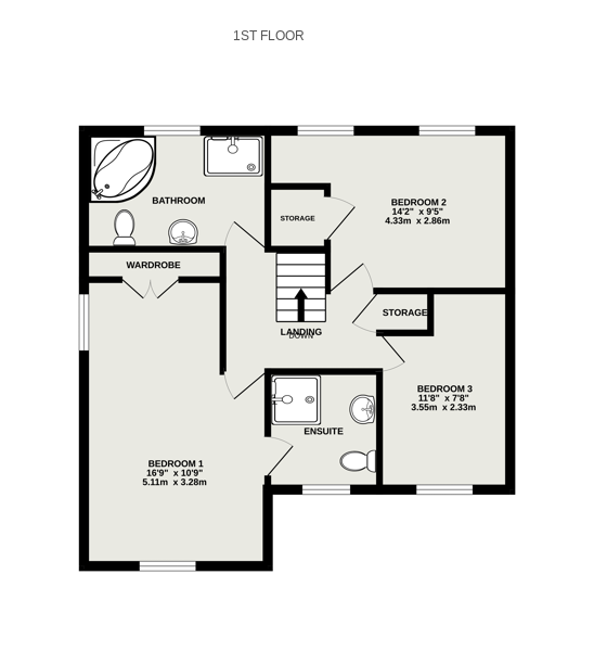 Salisbury House, 3, Chapel Close, Taunton floorplan
