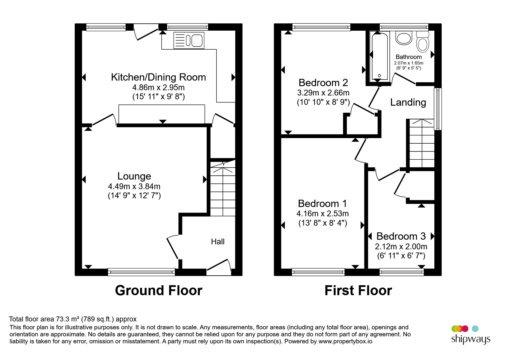 5, Holme Close, RUGBY floorplan