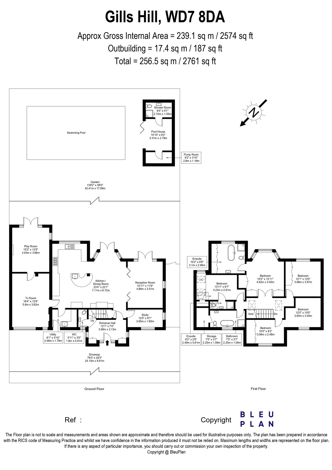 23, Gills Hill, Radlett floorplan