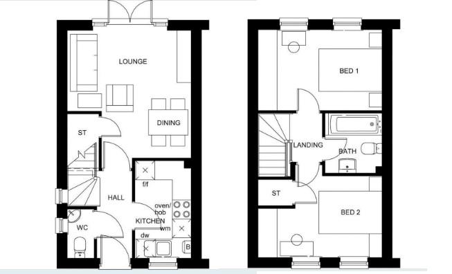 2 Bedrooms Semi-detached house for sale in Abbey Gate, Woodrow Drive, Redditch, Worcestershire B98