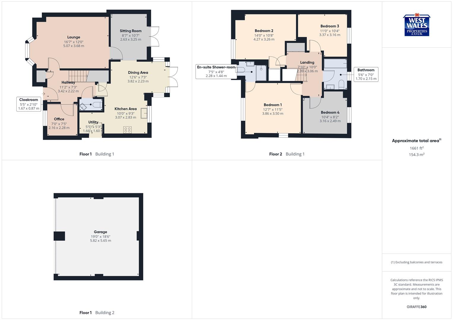 66, Bryn Uchaf, Llanelli floorplan