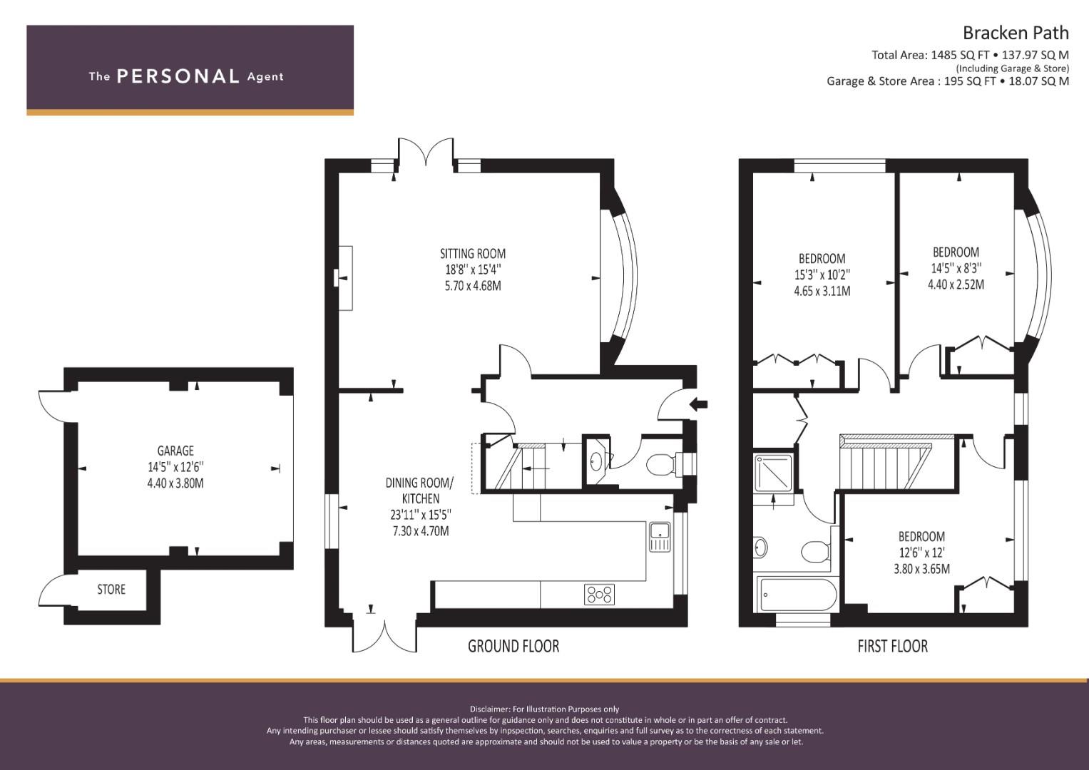 66D, Bracken Path, Epsom floorplan