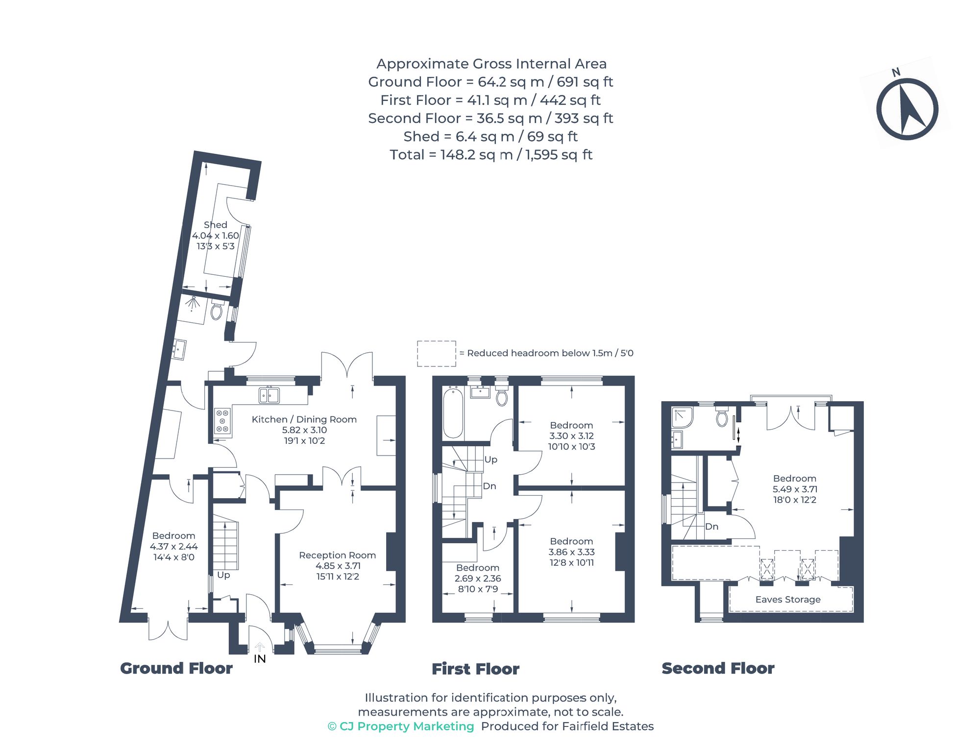 35 Garston Lane, Watford floorplan
