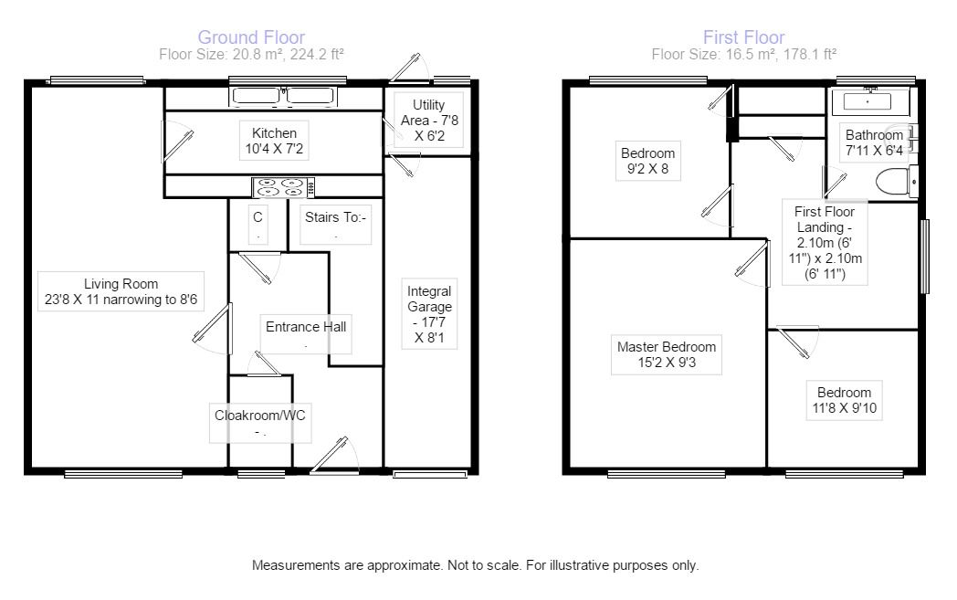 3 Bedrooms  for sale in Hadleigh Close, Putnoe, Bedford MK41