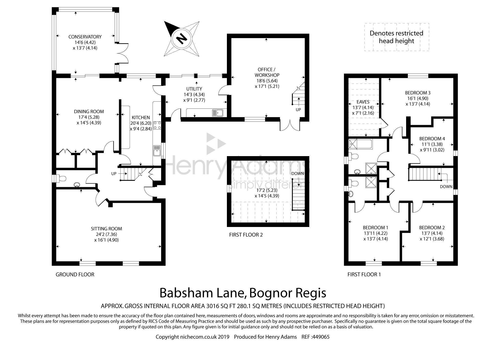4 Bedrooms Detached house for sale in Babsham Lane, Bognor Regis PO21