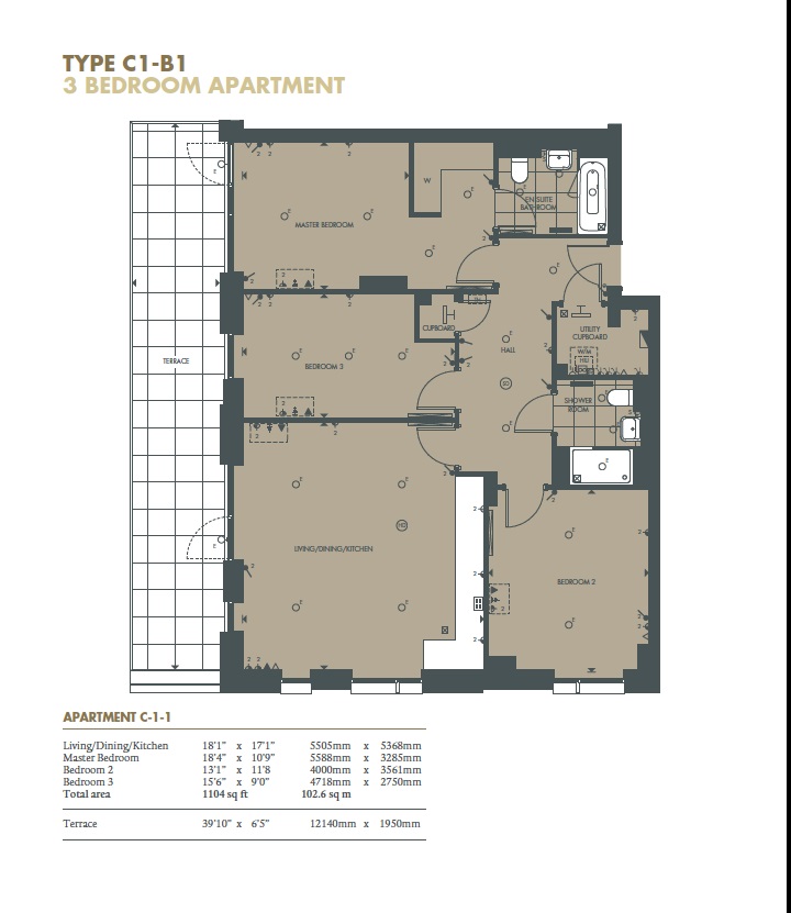 3 Bedrooms Flat to rent in Victory Parade, Plumstead Road, Royal Arsenal SE18