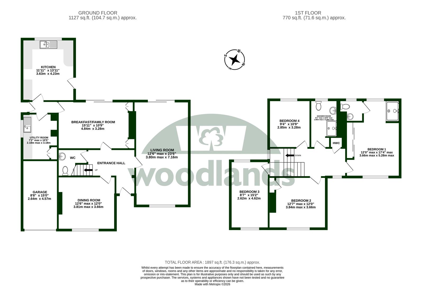 5, Ashleigh Road, Horsham floorplan