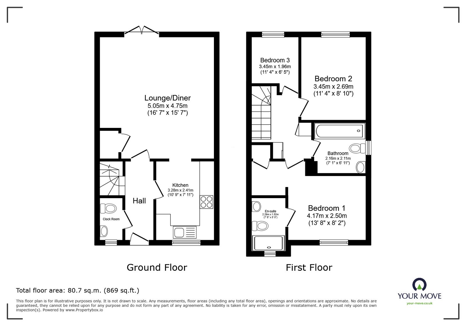 11, Tilia Green, Telford floorplan