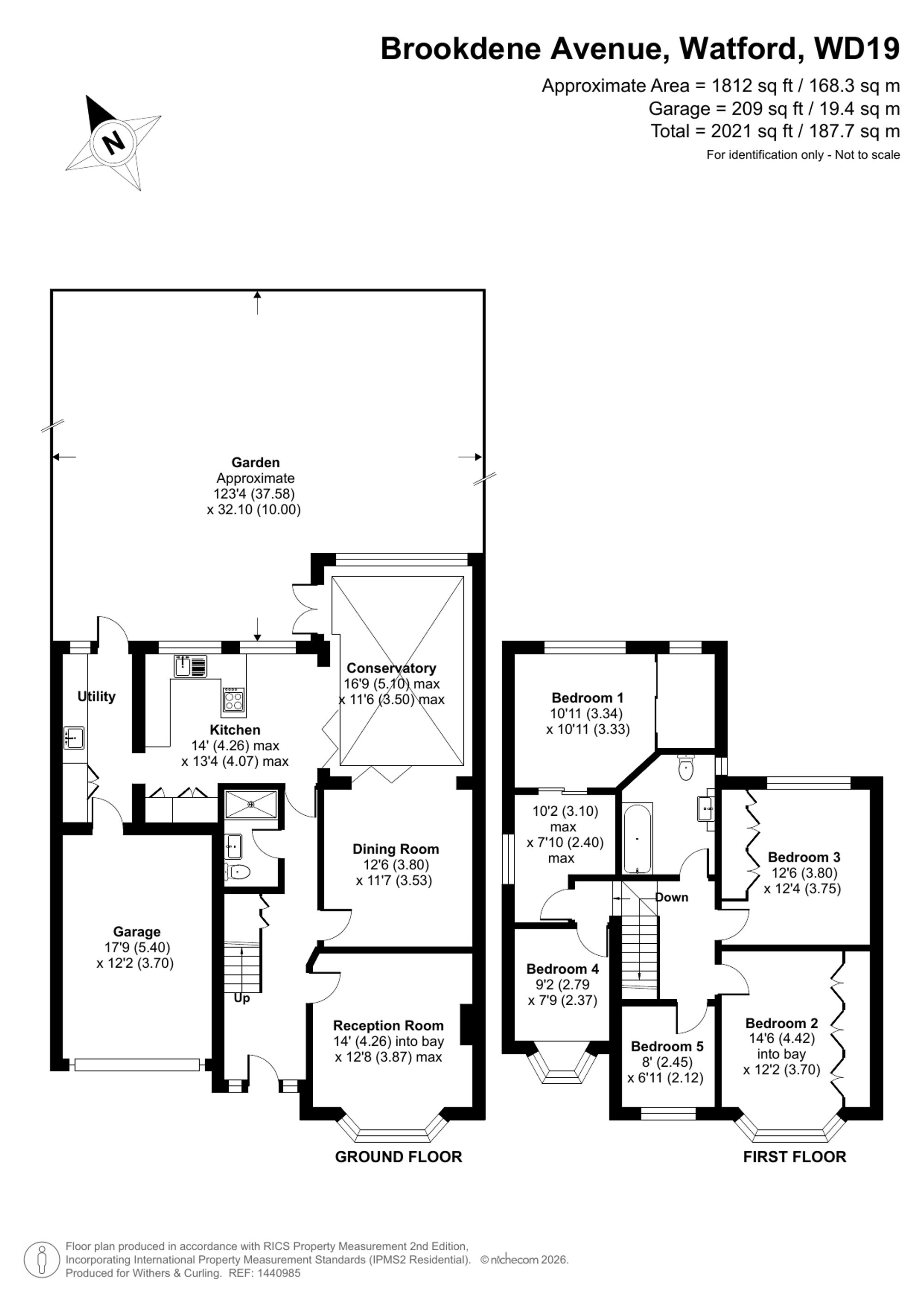 23 Brookdene Avenue, Watford floorplan