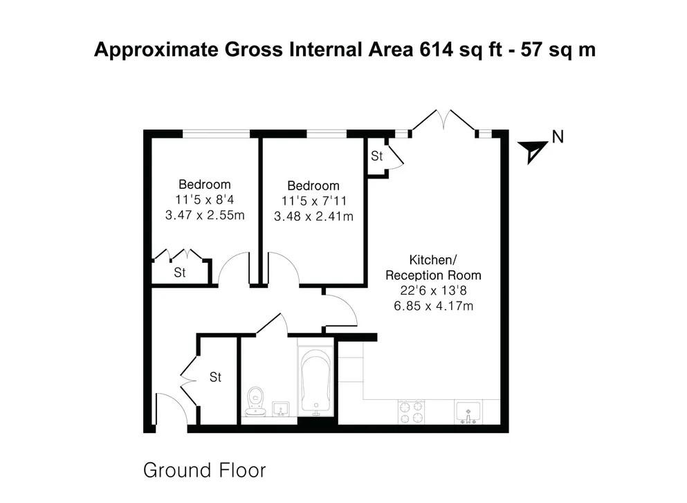 Chambord House, London floorplan