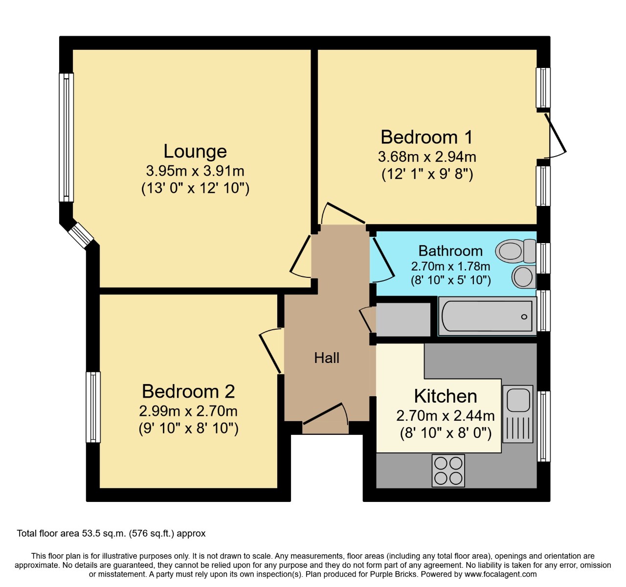 Cray Valley Road, Orpington BR5, 2 bedroom flat for sale 60687121