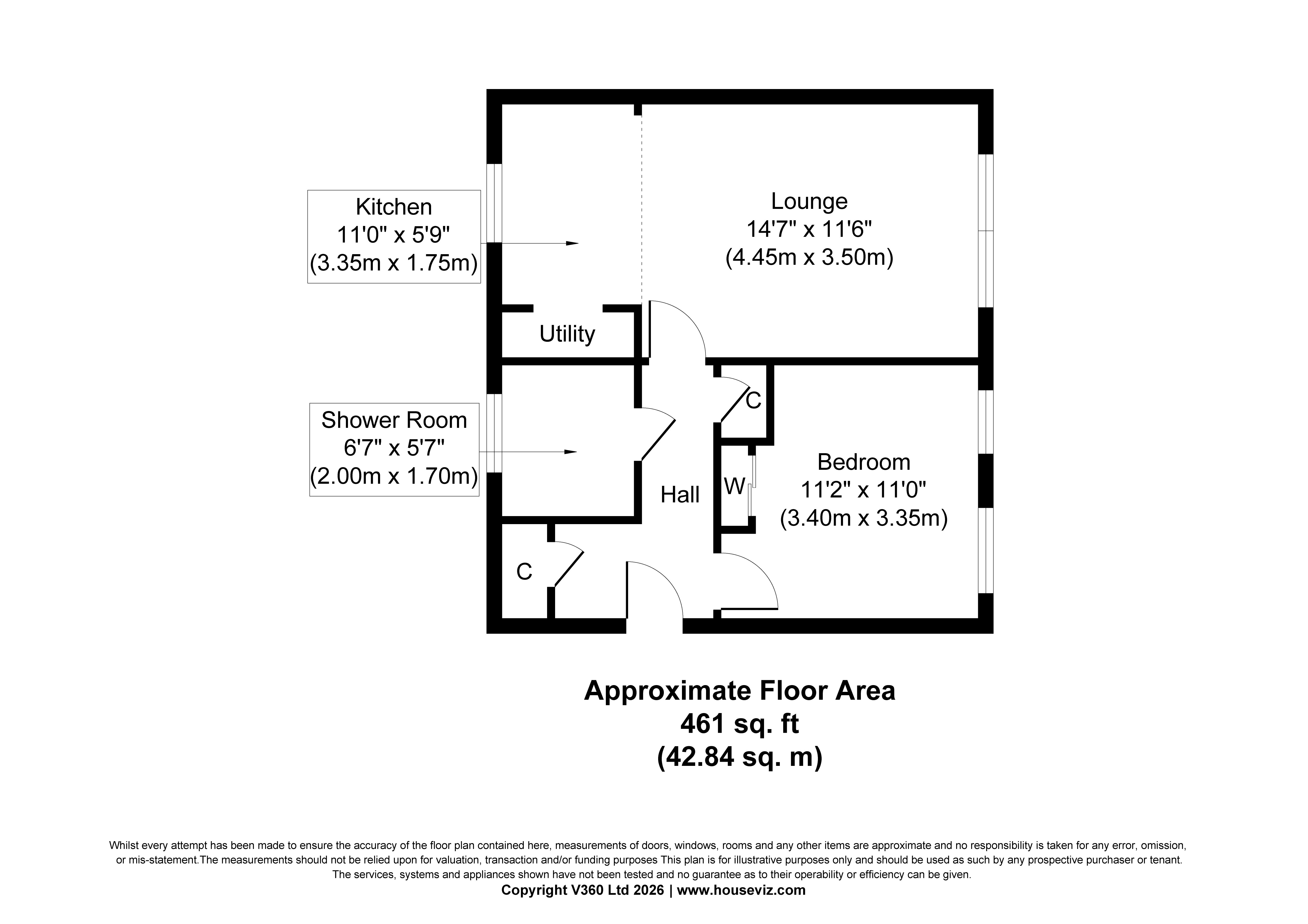 1/2, 749,, Gartloch Road, Glasgow floorplan