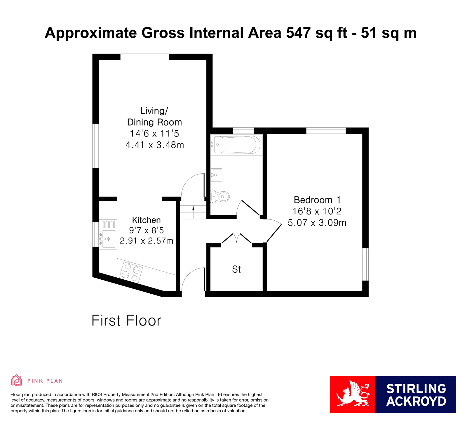 Flat 6, Victoria House, 4, Albert Road, Windsor floorplan
