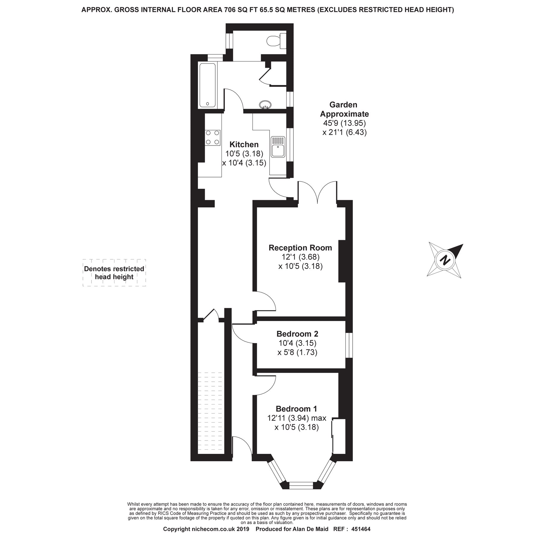 2 Bedrooms Flat for sale in Birkbeck Road, Beckenham BR3