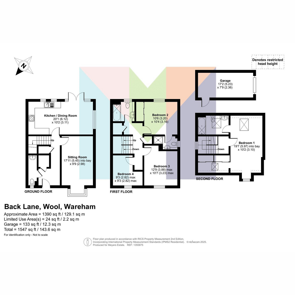 14, Back Lane, Wareham floorplan