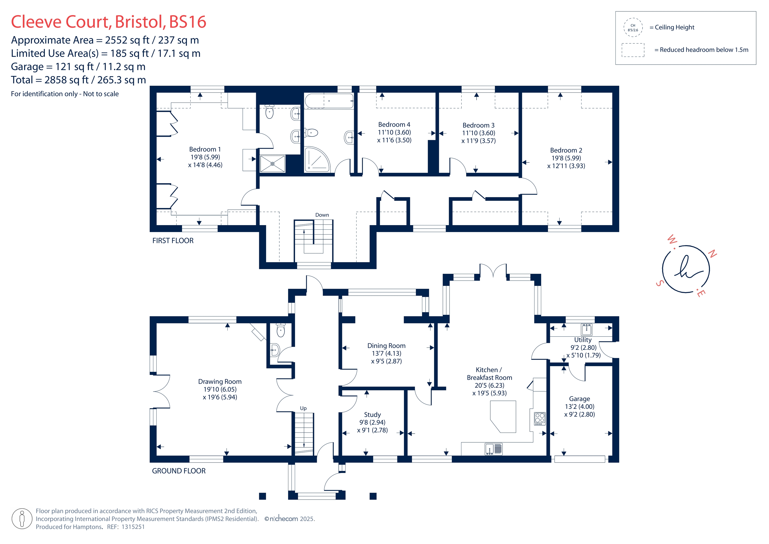 3, Cleeve Court, Bristol floorplan