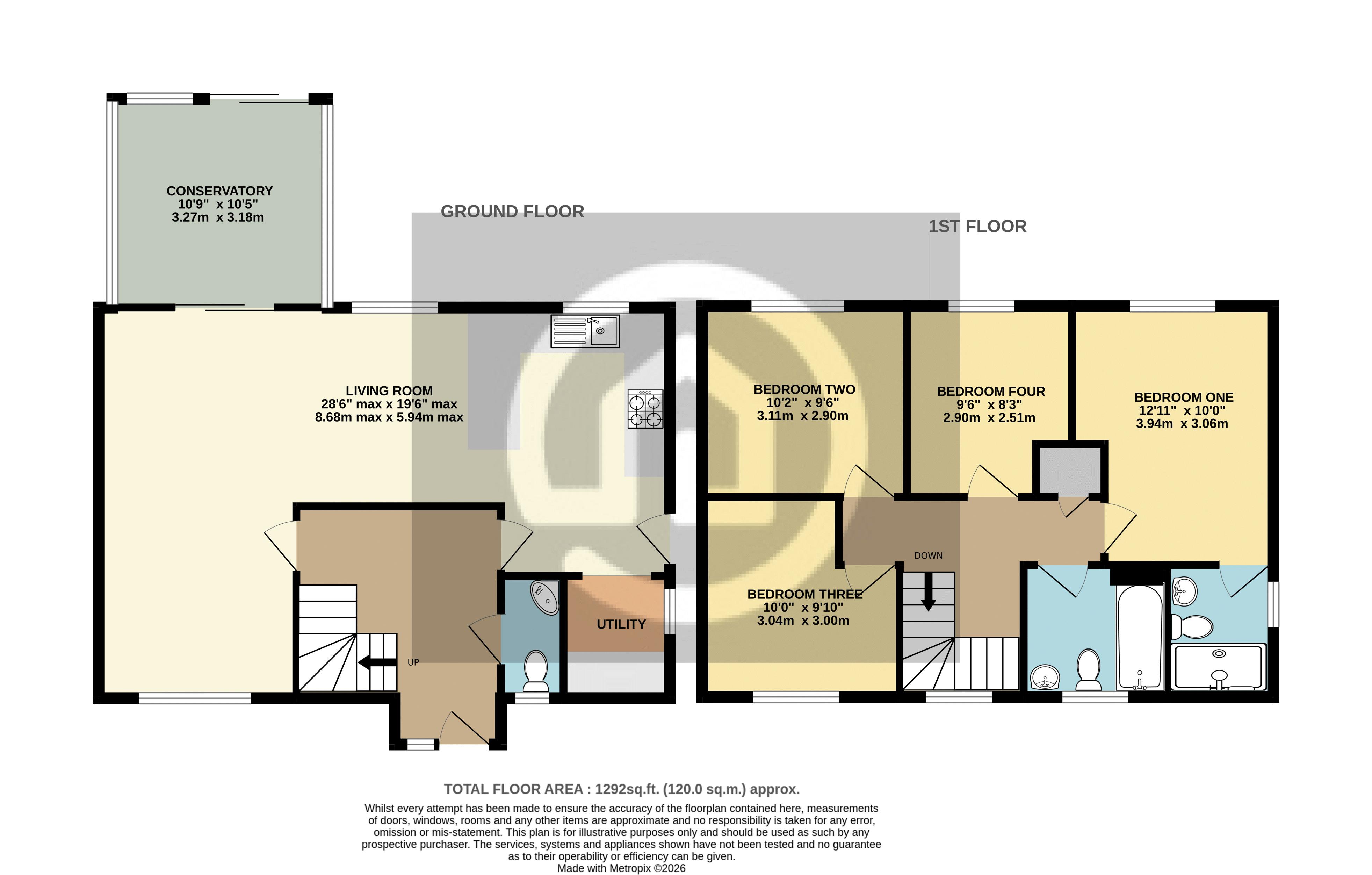 2, Westrope Way, Bedford floorplan