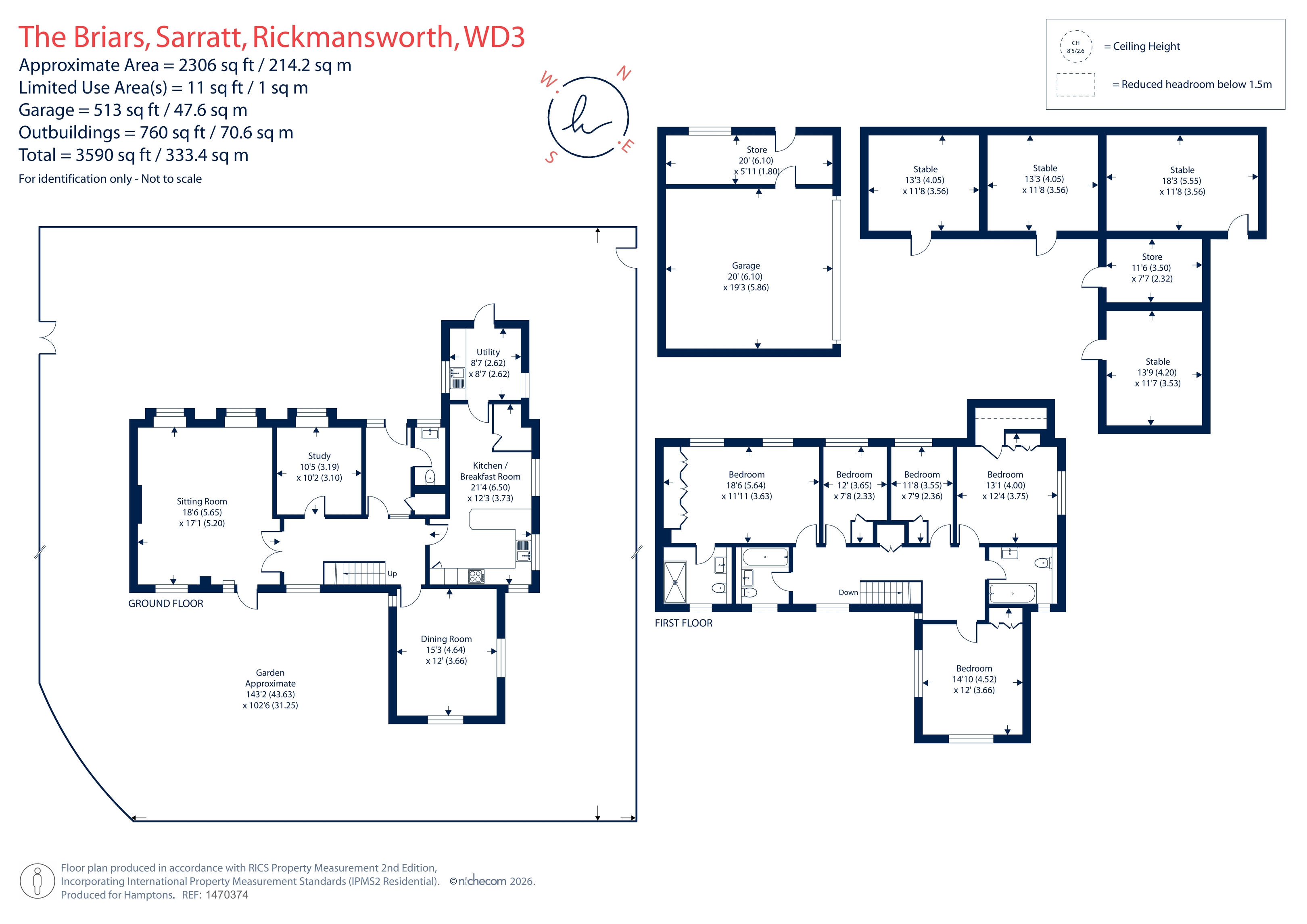 10, The Briars, Sarratt, Rickmansworth floorplan